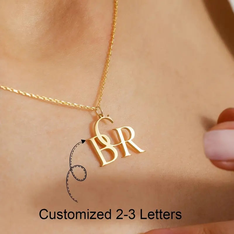 Harfli Özel Pandantif Kolye | 925 Gümüş