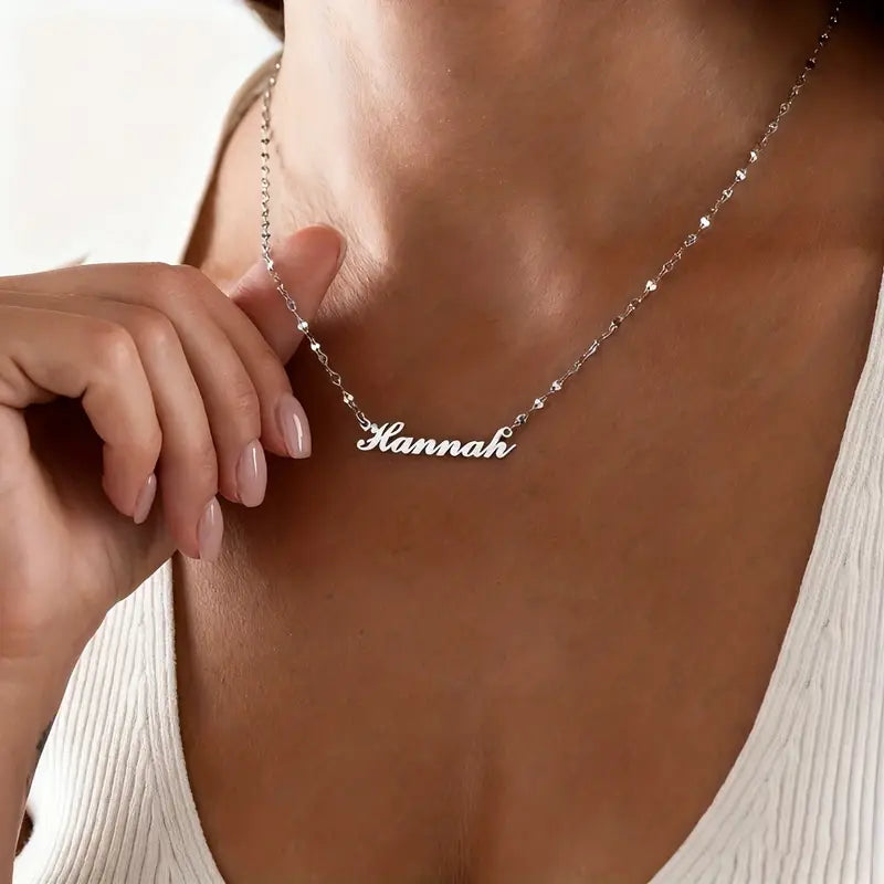 İsim Yazılı Zarif Singapur Kolye | 925 Gümüş