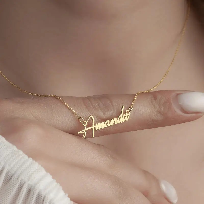 Kişiye Özel İsim Kolye | 925 Gümüş