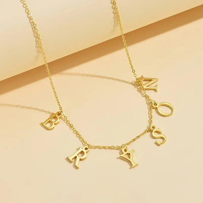 İlk Harf Kolye  Özel Harf Kolye | 925 Gümüş