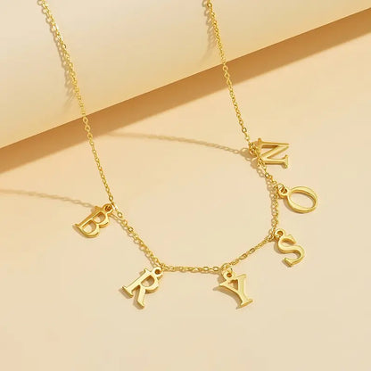 İlk Harf Kolye  Özel Harf Kolye | 925 Gümüş