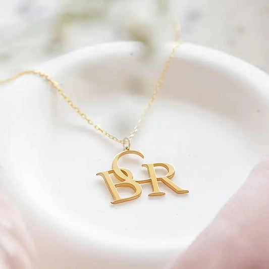 Harfli Özel Pandantif Kolye | 925 Gümüş