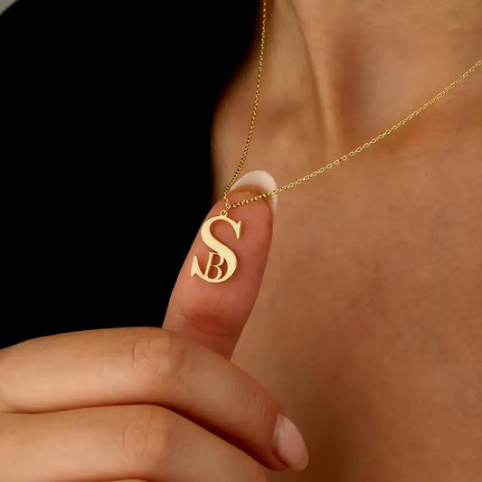 Bağlantılı Harf Kolye | 925 Gümüş