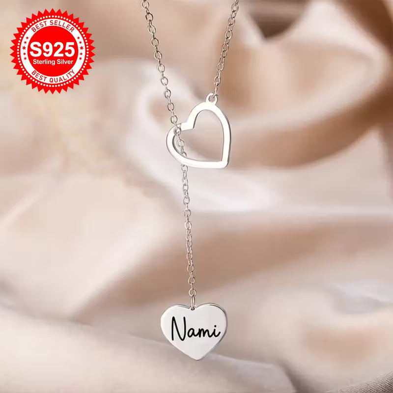 Çift Kalp Kolye | 925 Gümüş