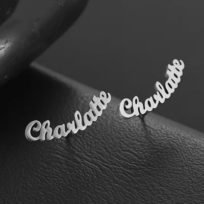 Kişiselleştirilebilir İsimli Küpe| 925 Gümüş