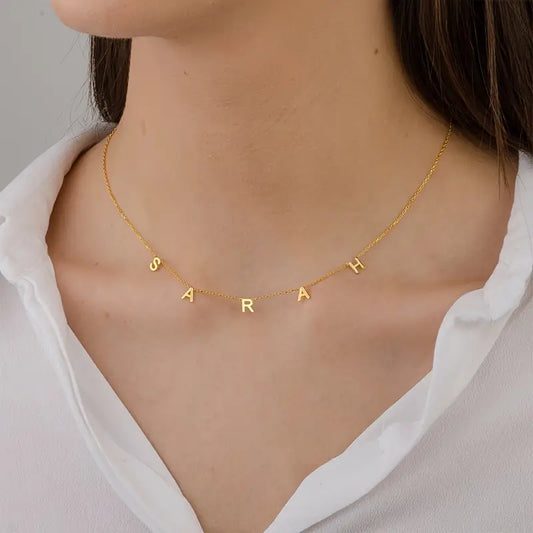 DIY Harf Kolye, Moda Özel | 925 Gümüş