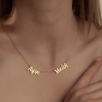 İki İsimli Kolye | 925 Gümüş