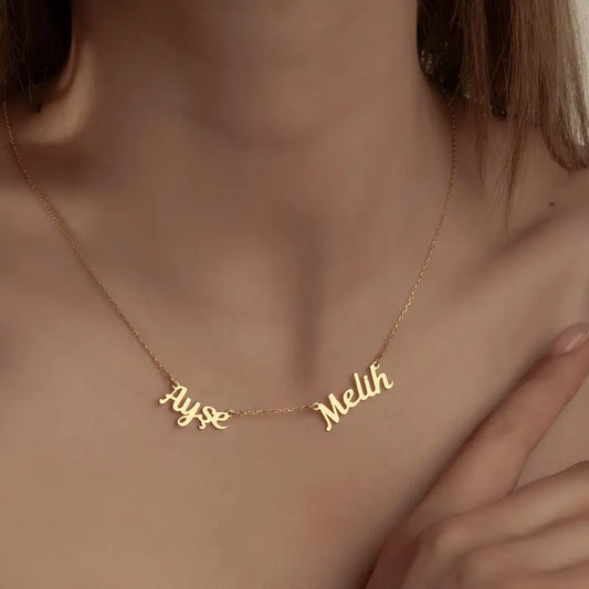 İki İsimli Kolye | 925 Gümüş