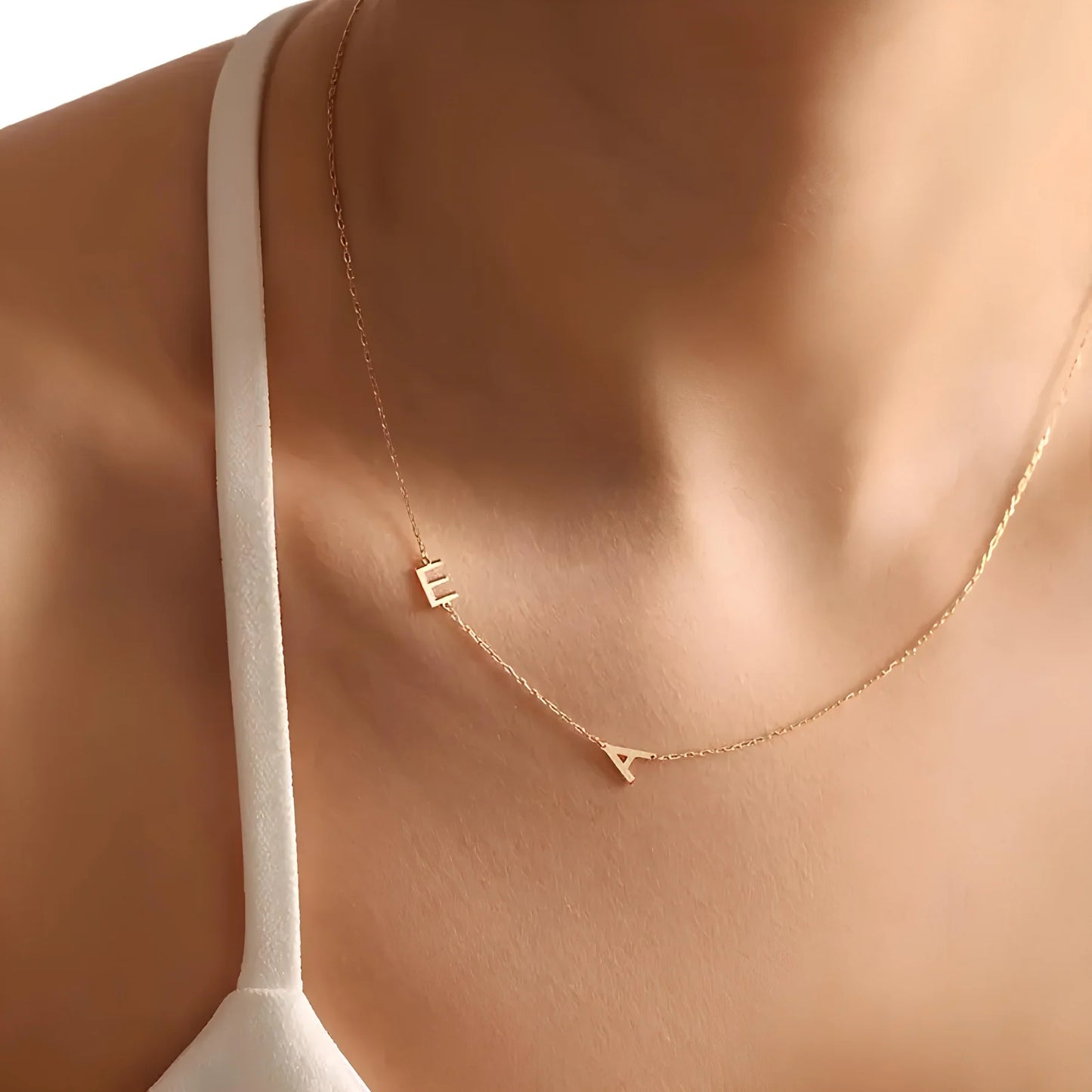 Minimal Harf Kolye | 925 Gümüş