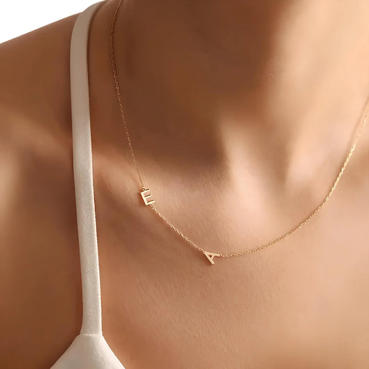 Minimal Harf Kolye | 925 Gümüş