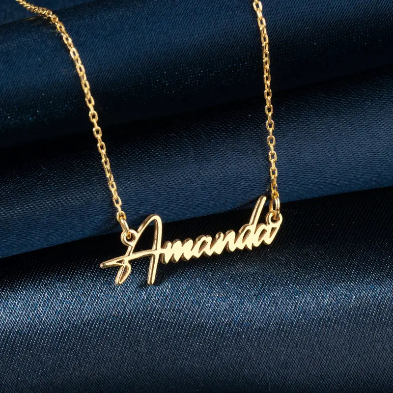 Kişiye Özel İsim Kolye | 925 Gümüş