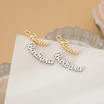 Özel İsimli Küpe | 925 Gümüş