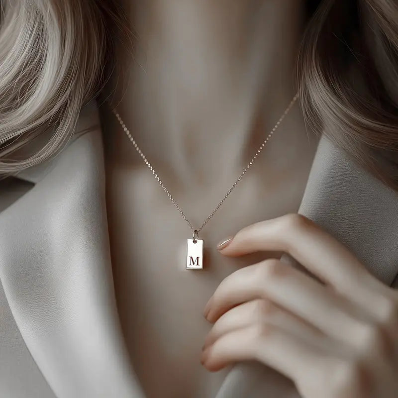 Özel Kazınmış İsim KOLYE | 925 Gümüş